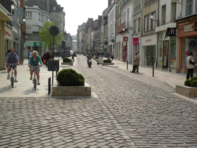  rues pavées piétonnes